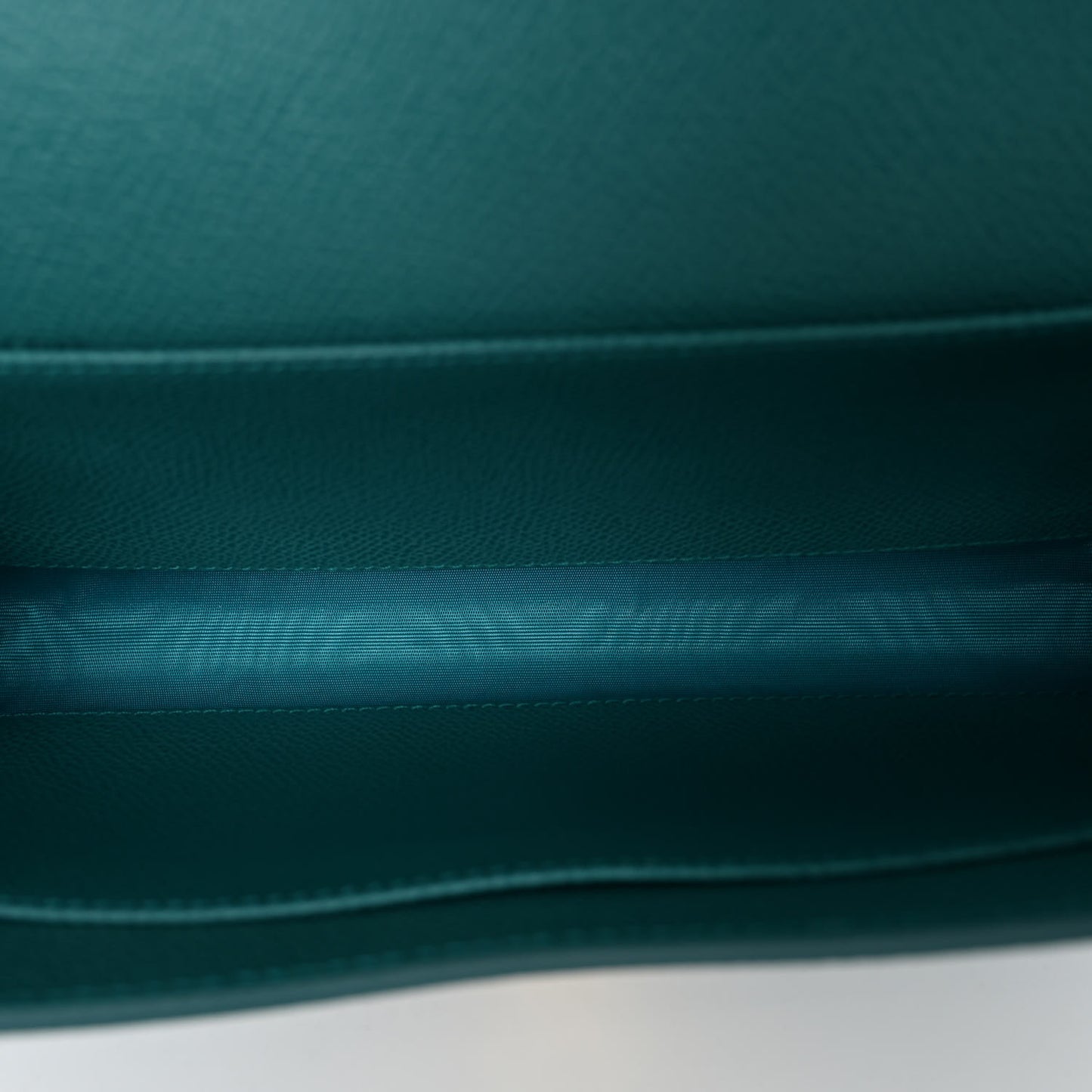 Hammered Calfskin Gancio Shoulder Bag Jade Vine