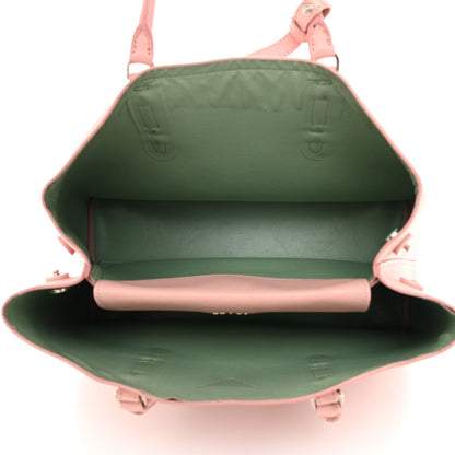 Prada Saffiano Cuir Medium Double Bag Orchidea Acquamarina 5 of 15