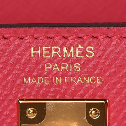 Hermes Epsom Kelly Sellier 25 Rose Extreme 19 of 37