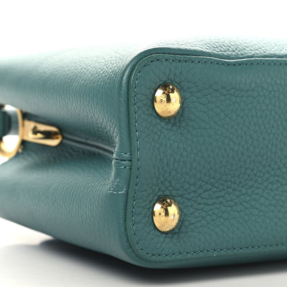 Louis Vuitton Taurillon Capucines BB Emerald 8 of 10