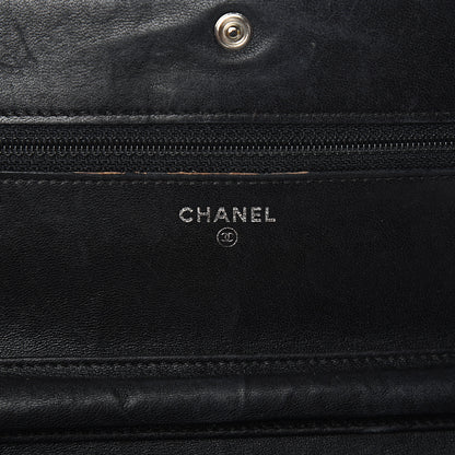 Chanel Lambskin Reissue Wallet On Chain WOC Black 5 of 13