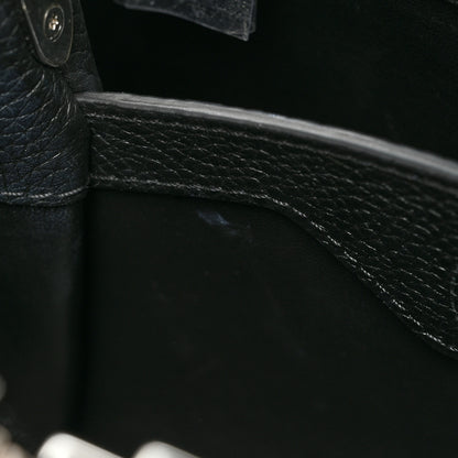 Louis Vuitton LV x YK Taurillon Flower Capucines BB Black 12 of 12