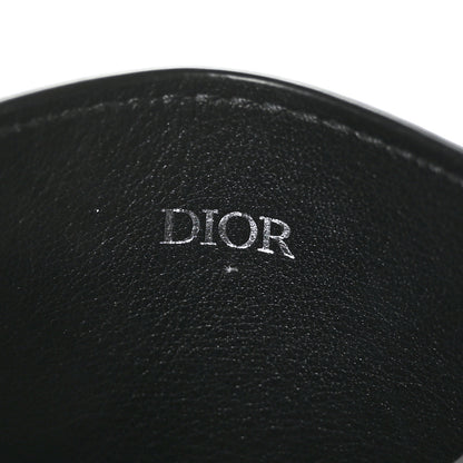 Christian Dior HOMME Grained Calfskin CD Icon Card Holder Black 6 of 9