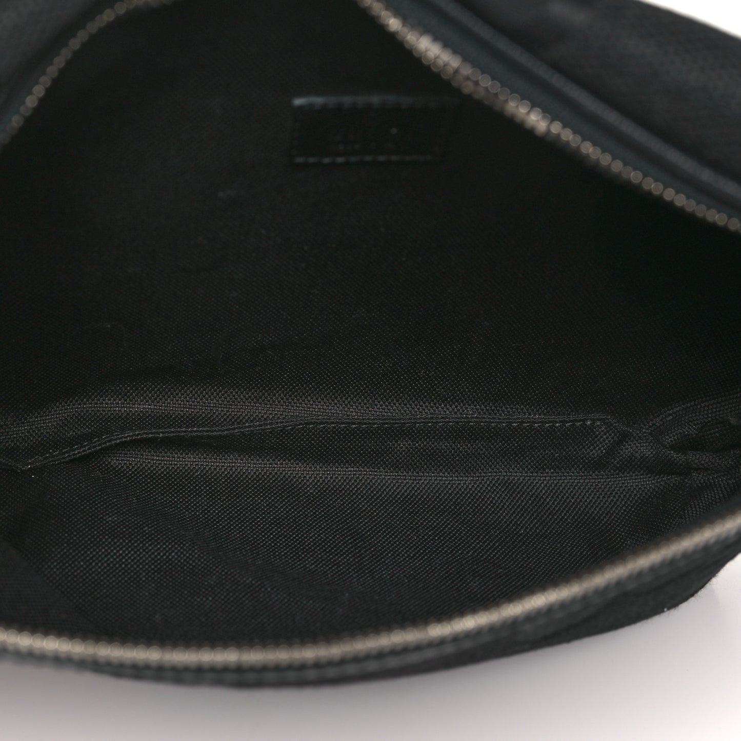 Monogram Jumbo GG Textured Dollar Calfskin Web Belt Bag Black