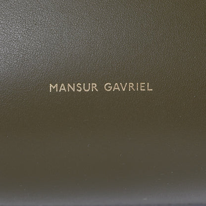 Mansur Gavriel Calfskin Mini Bucket Bag Olive 7 of 7