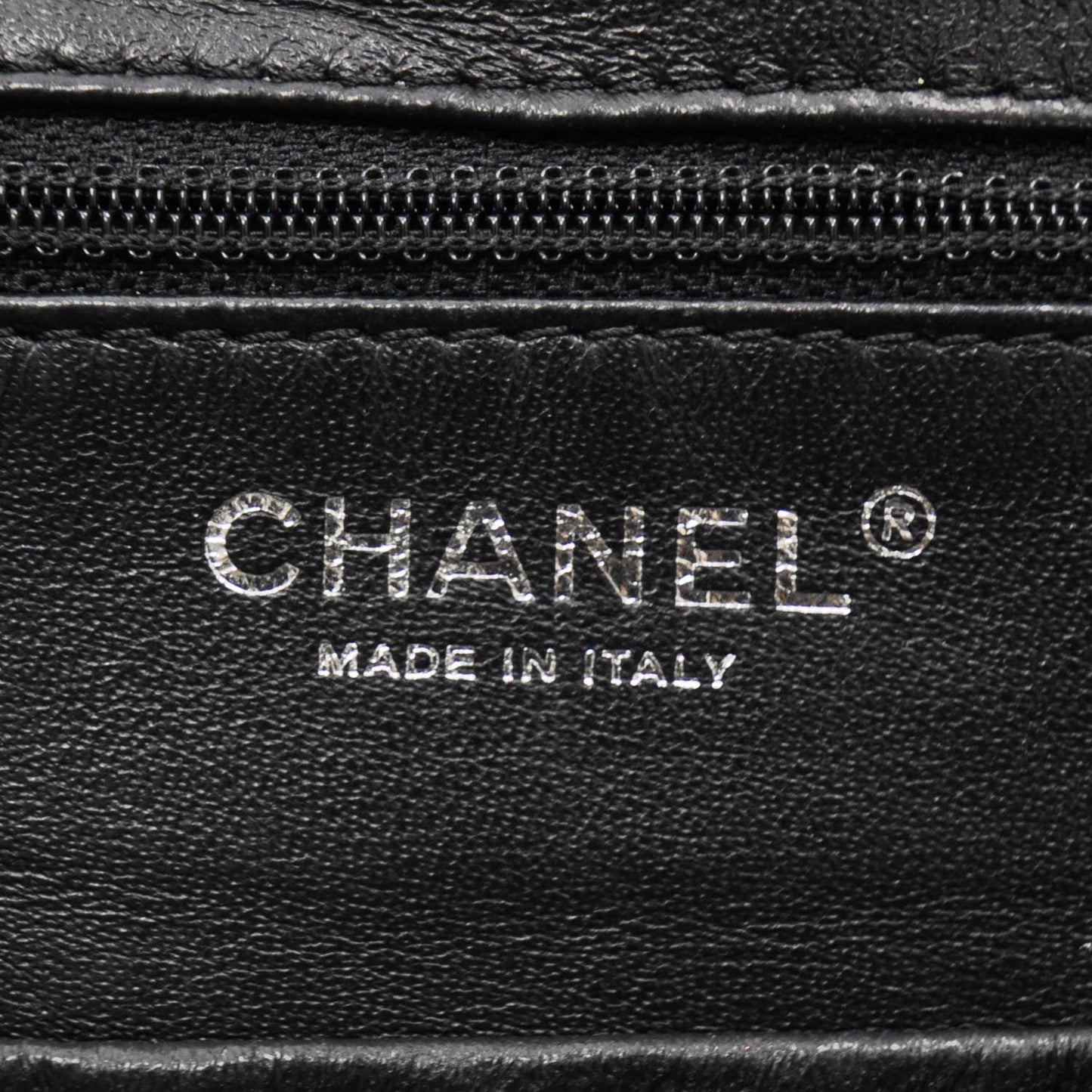 Leather Modern Chain Hobo Brown