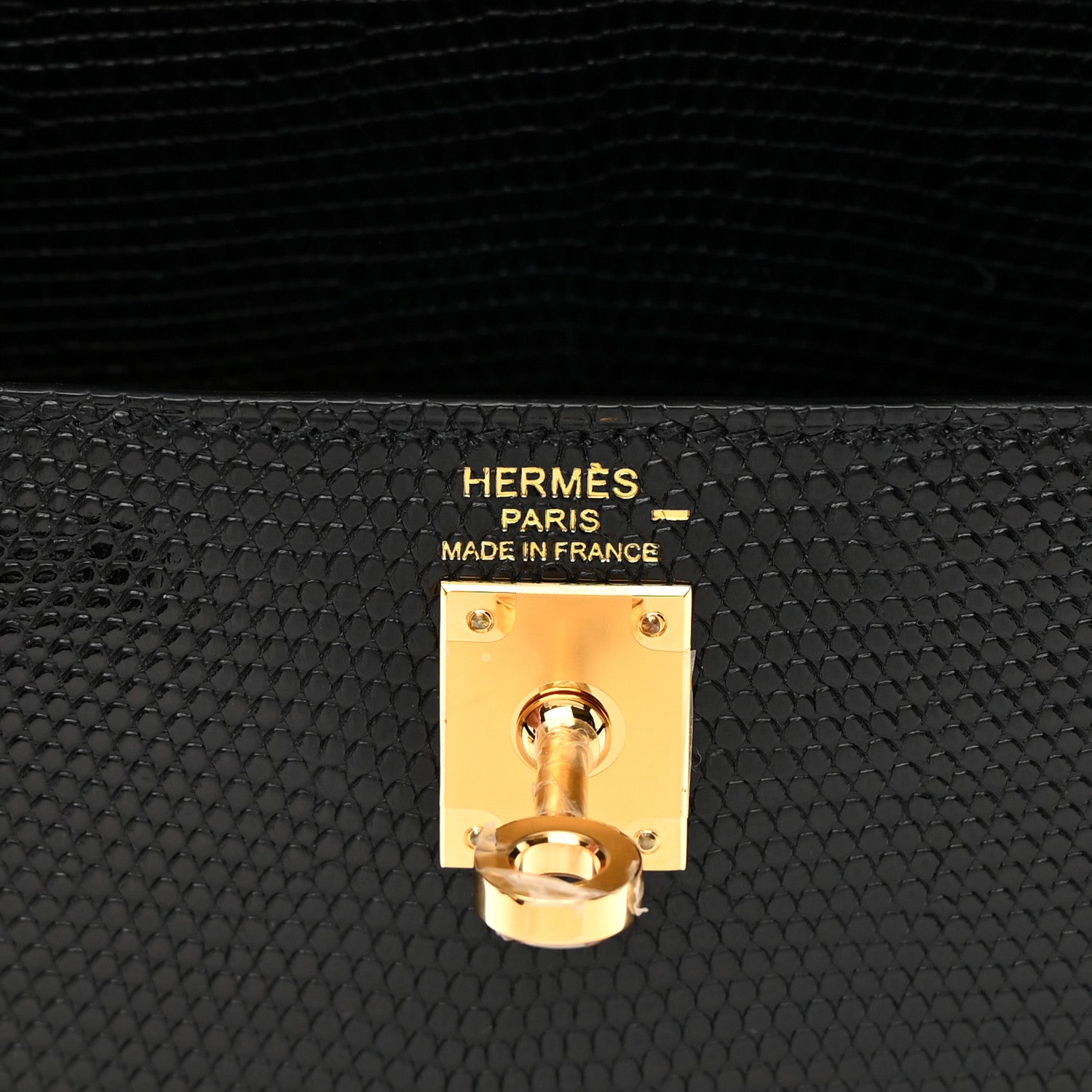 Hermes Lizard Niloticus Kelly Sellier 25 Black 6 of 14