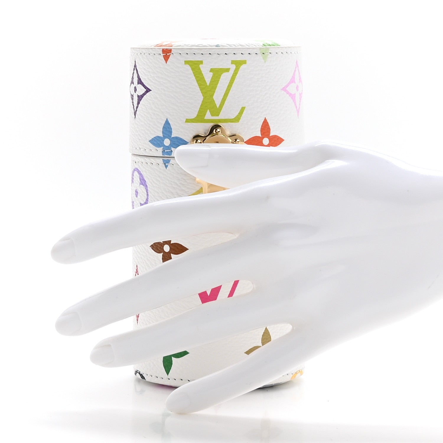 Louis Vuitton LV X TM Monogram Multicolor Fragrance Travel Case White 2 of 7