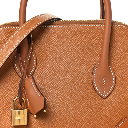 Hermes Epsom Swift Vache Hunter En Desordre 1923 Bolide 25 Gold Fauve 8 of 11