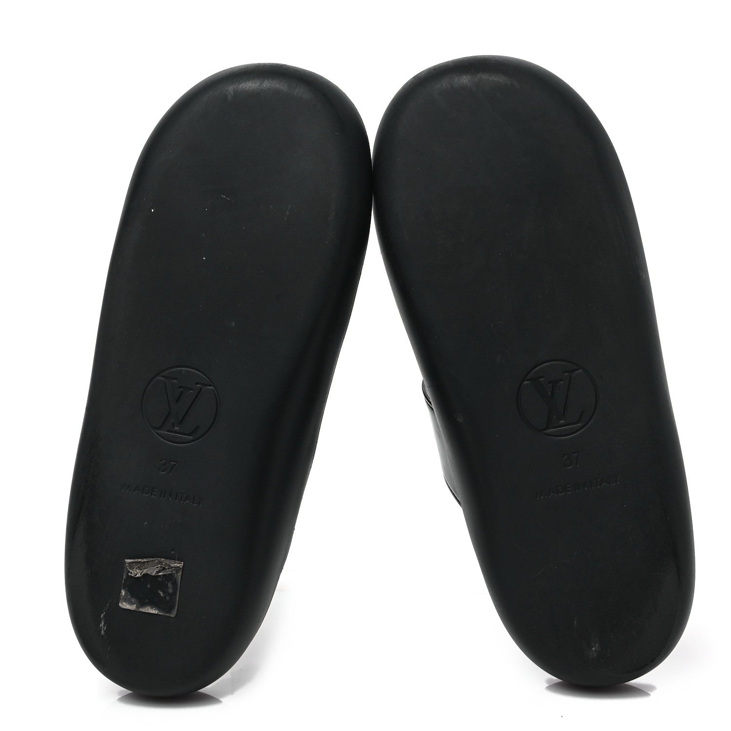 Louis Vuitton Monogram Sunbath Flat Mule Sandals 37 Black 5 of 7