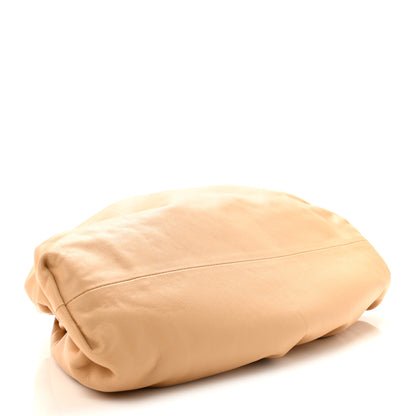 Bottega Veneta Smooth Butter Calf The Pouch Oversized Clutch Almond 4 of 10