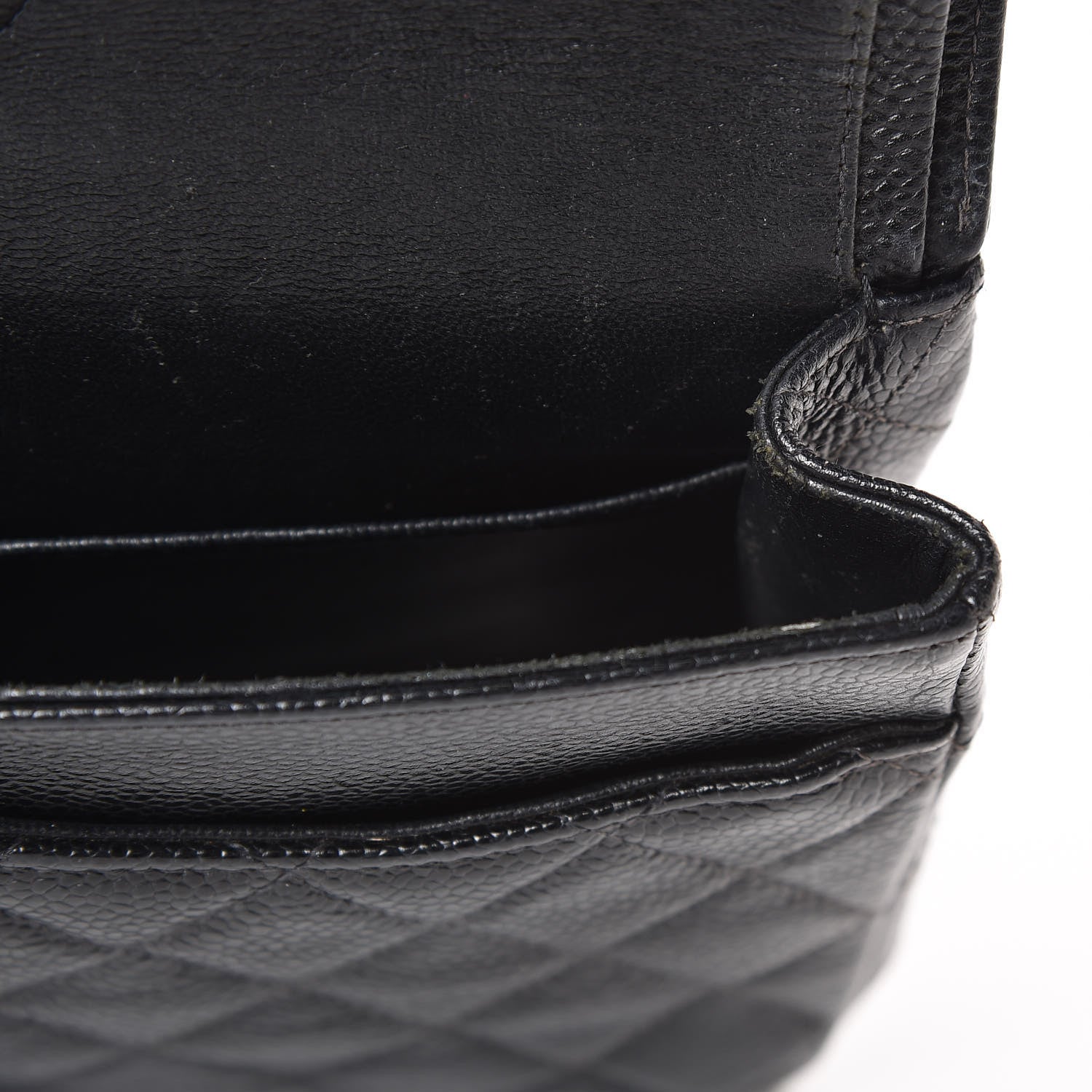 Chanel Caviar Quilted Medium Double Flap Black 11 of 16
