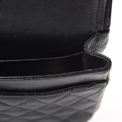 Chanel Caviar Quilted Medium Double Flap Black 11 of 16