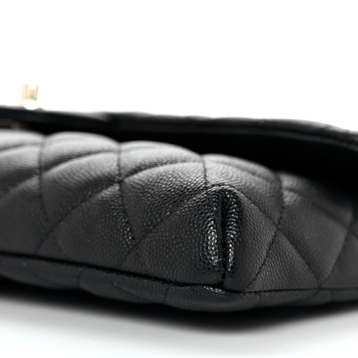 Chanel Caviar Quilted Flap Clutch Black 9 of 10