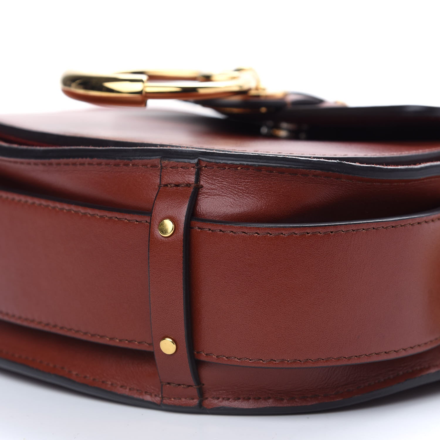Chloe Calfskin Small Tess Bag Sepia Brown 6 of 8