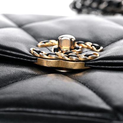 Chanel Lambskin Quilted Medium Chanel 19 Flap Black 7 of 12