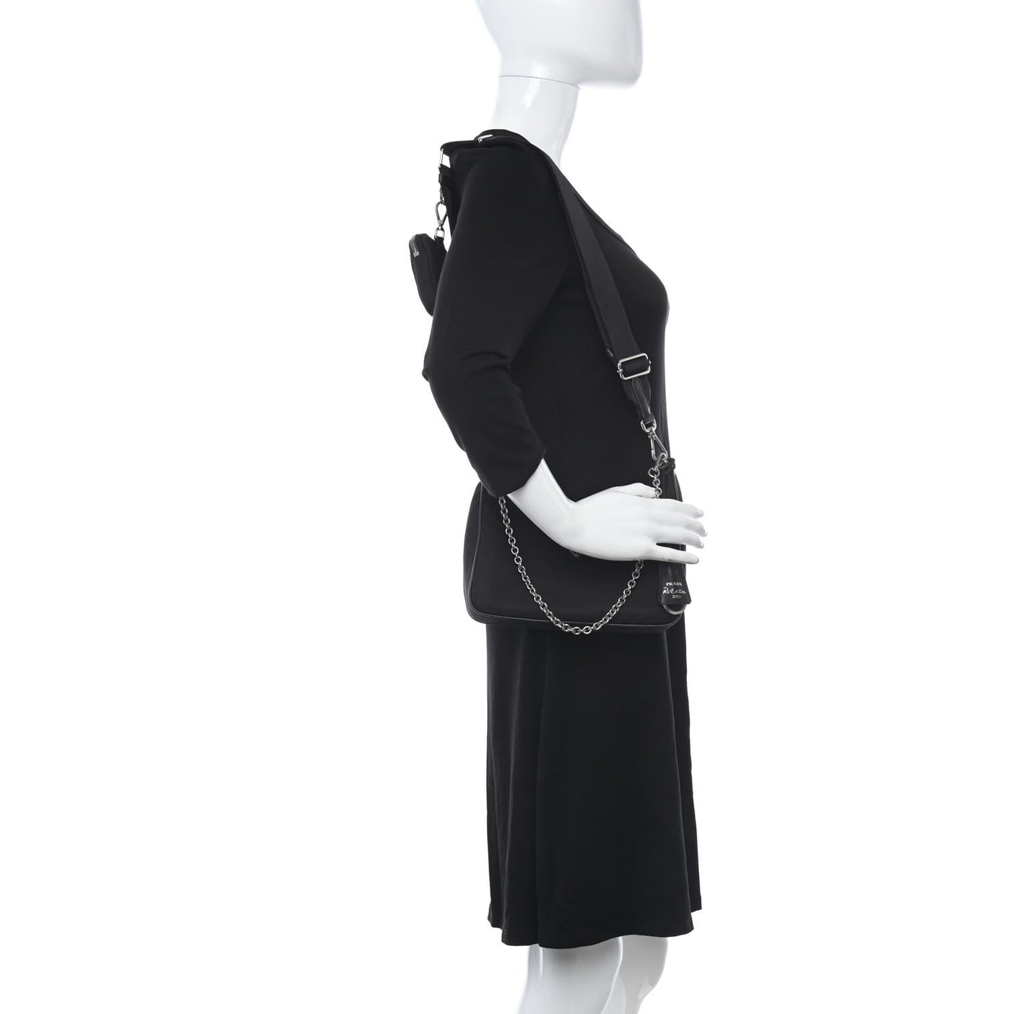 Nylon Re-Edition 2005 Shoulder Bag Black