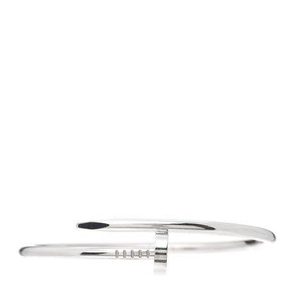 Cartier 18K White Gold Juste Un Clou Bracelet 18 1 of 7