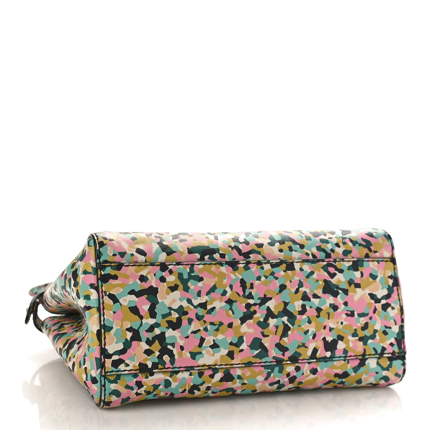 Fendi Nappa Printed Mini Peekaboo Iconic Satchel Multicolor 4 of 11