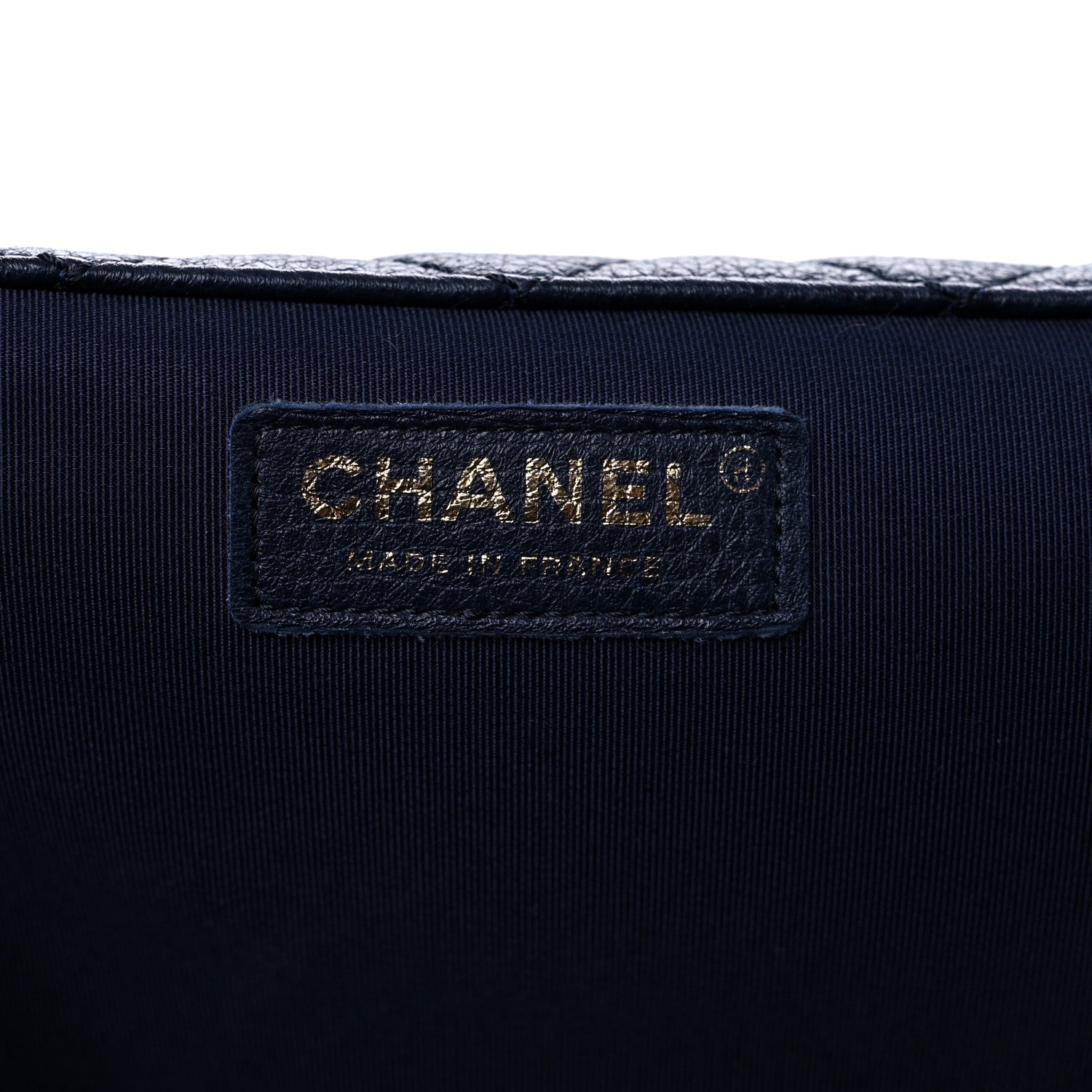 Chanel Calfskin Quilted Small XXL Travel Flap Bag Navy 6 of 16