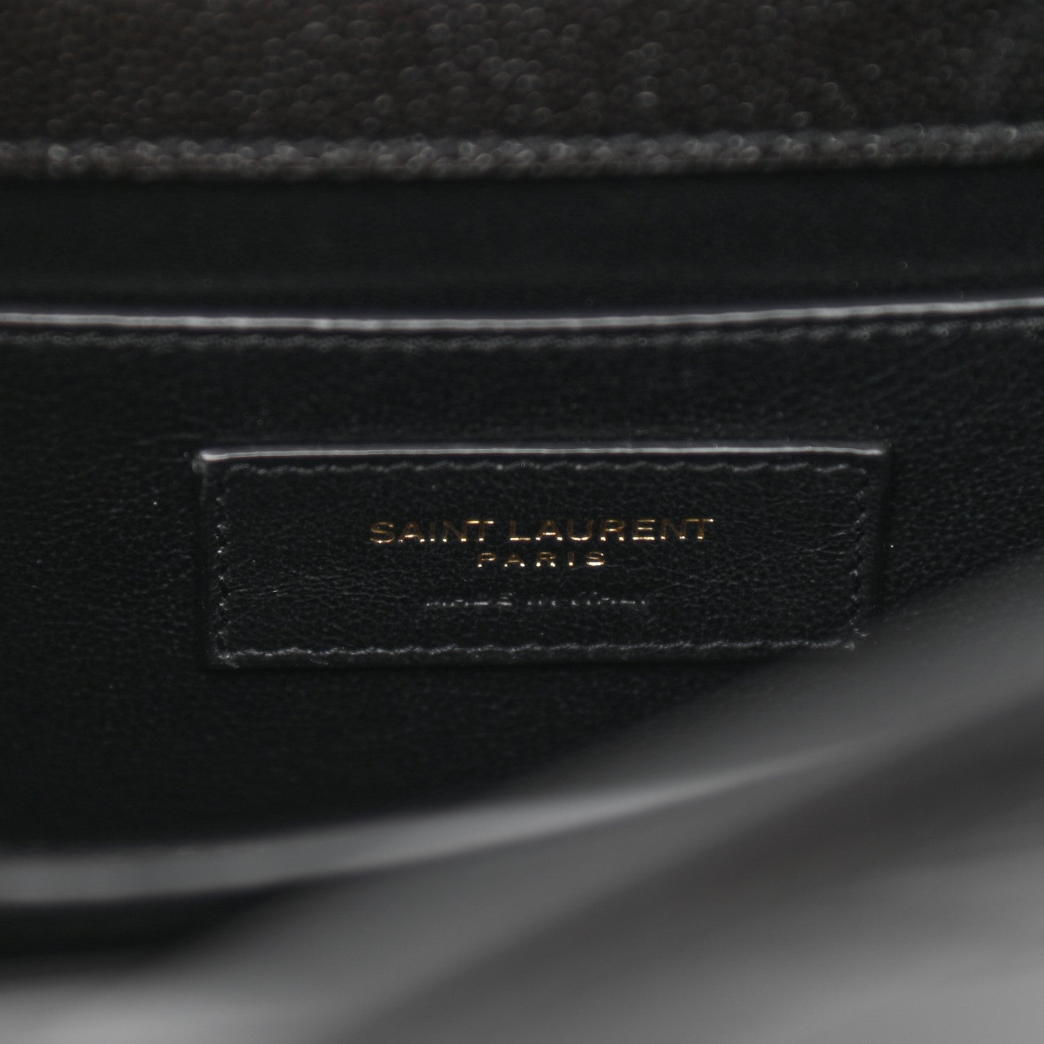 Saint Laurent Grain de Poudre Mini Classic Monogram Cassandra Top Handle Black 6 of 9