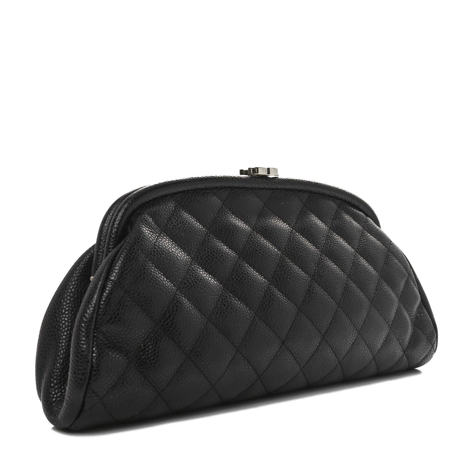 Chanel Caviar Quilted Timeless Clutch Black 3 of 11
