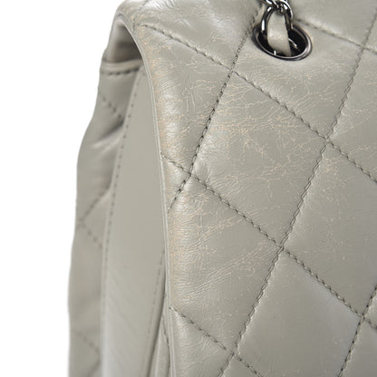 Chanel Lambskin Quilted 3 Large Flap Grey 15 of 16