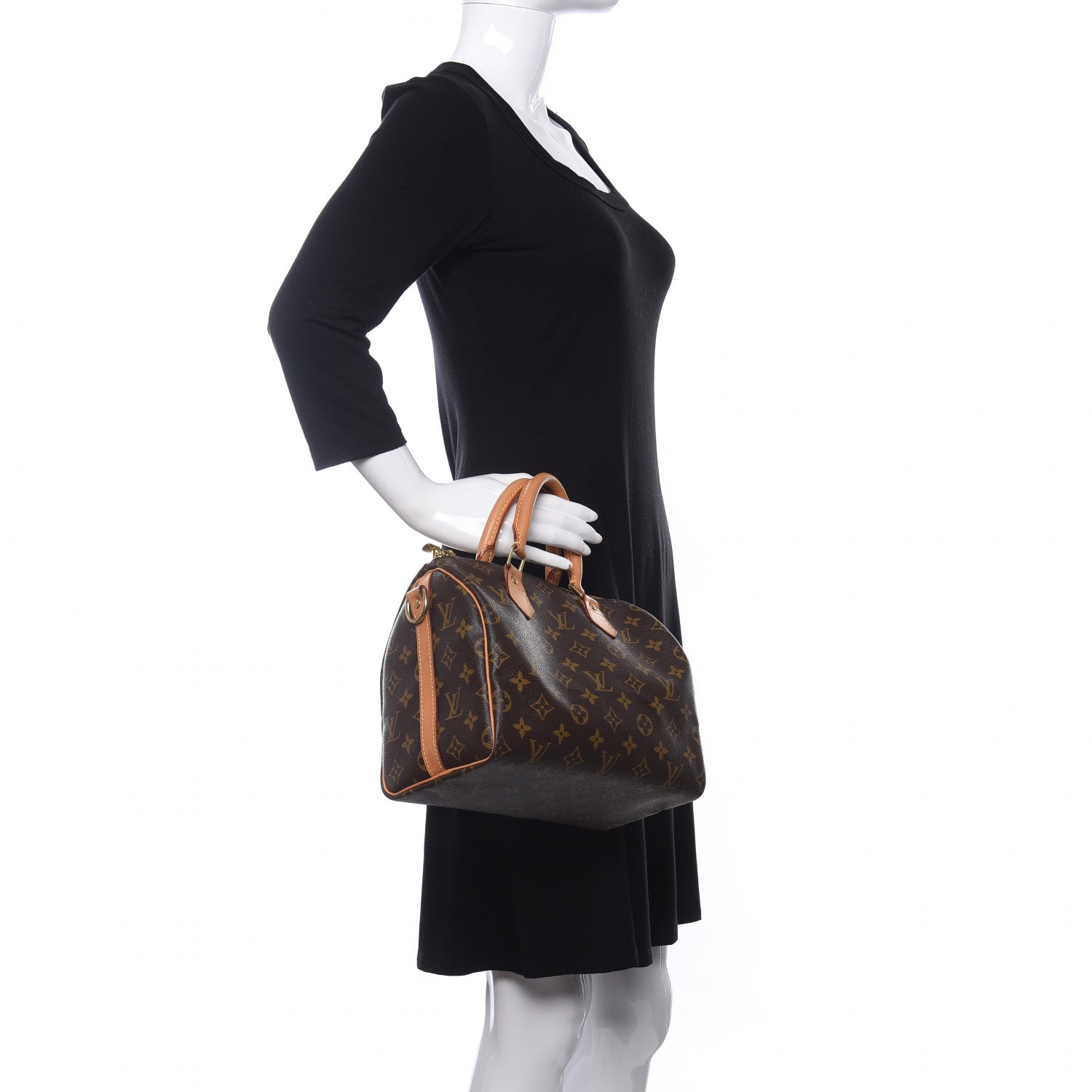 Louis Vuitton Monogram Speedy Bandouliere 25 3 of 11