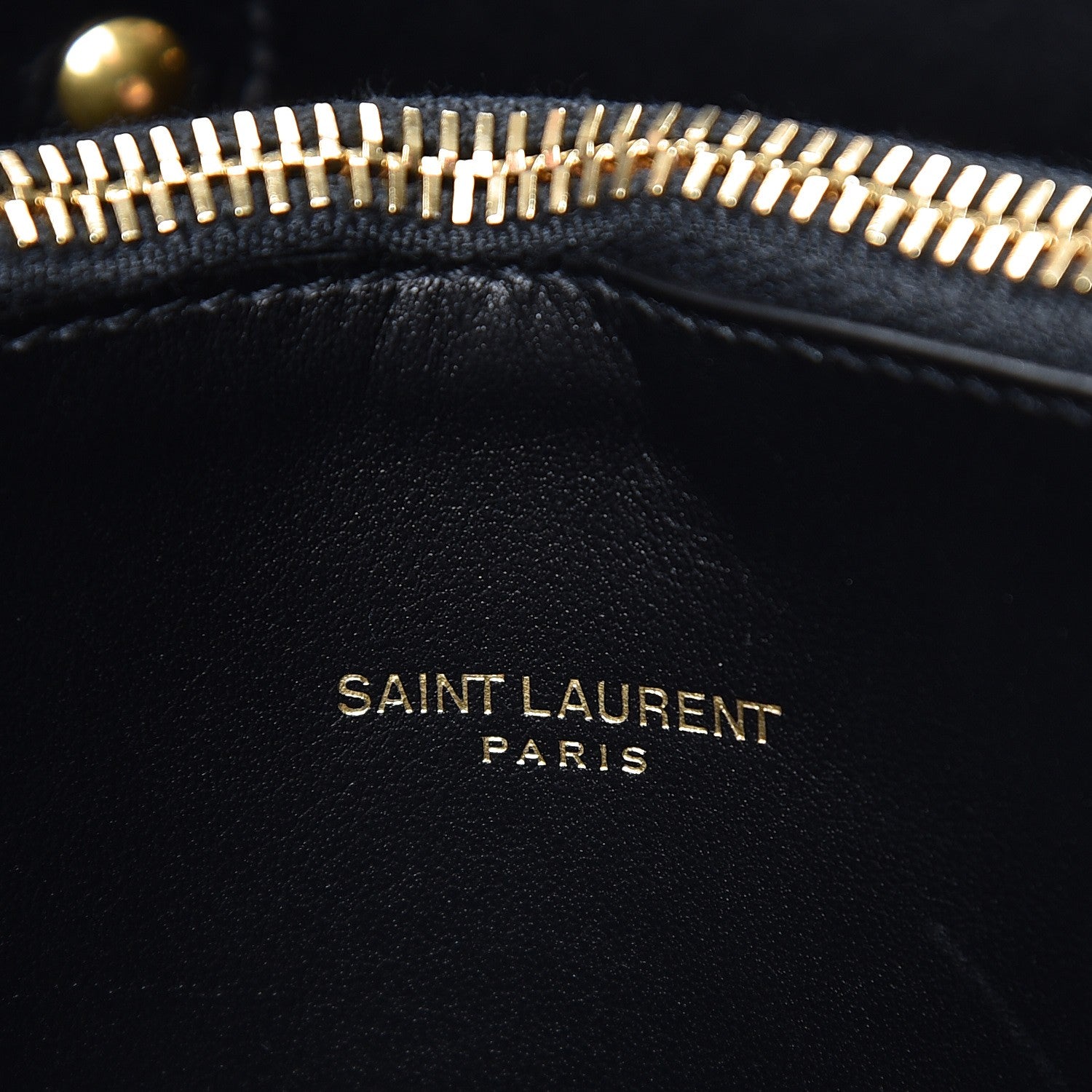 Saint Laurent Calfskin Crocodile Embossed Small Sac de Jour Black 8 of 9