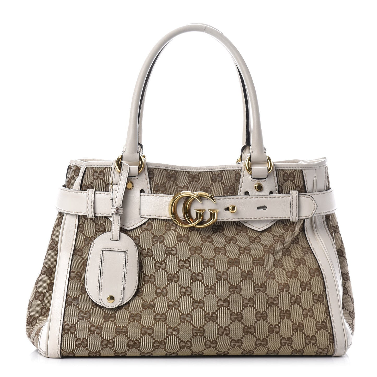 Monogram Medium GG Running Tote Off White