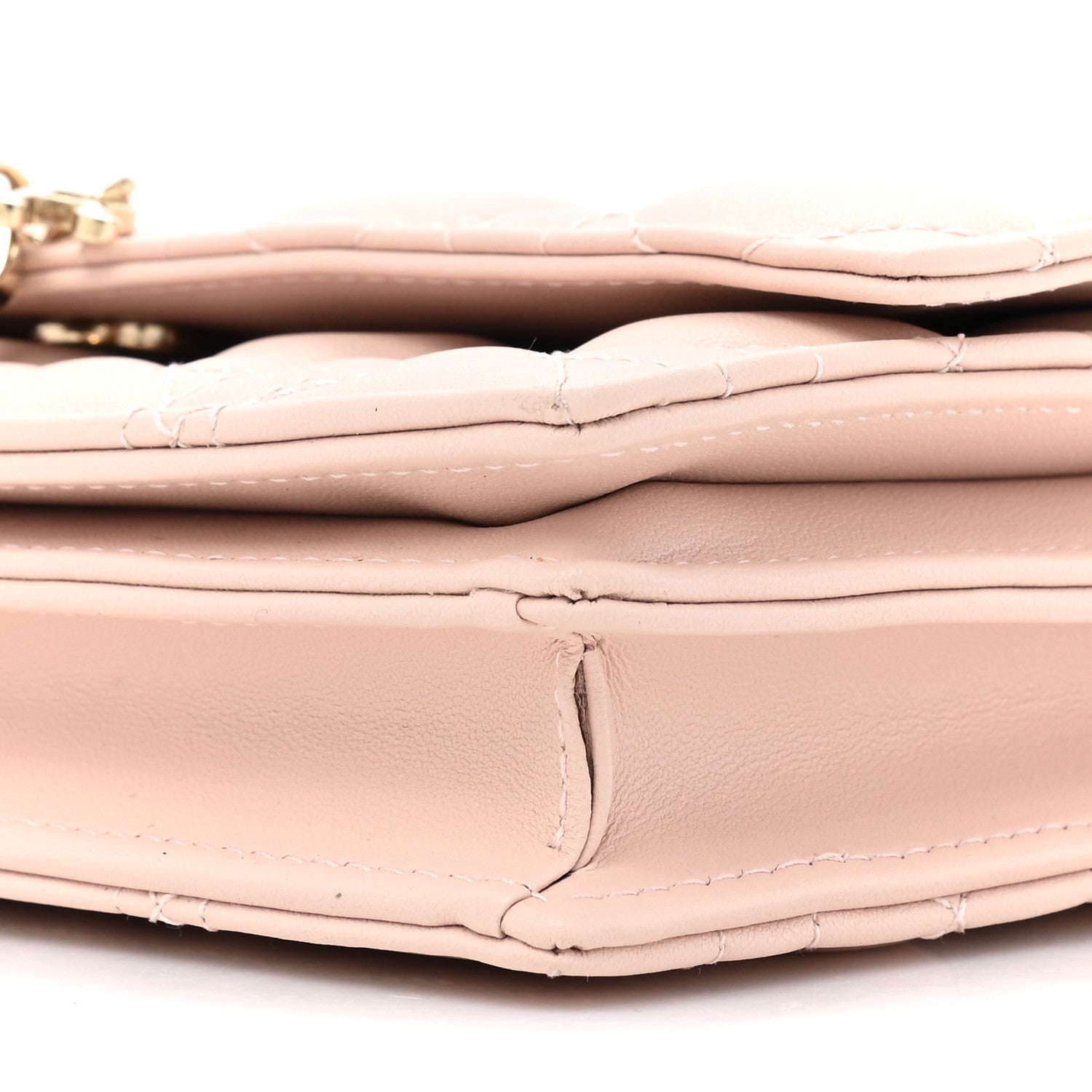 Christian Dior Lambskin Cannage Mini My Dior Top Handle Clutch Rose Poudre 11 of 13