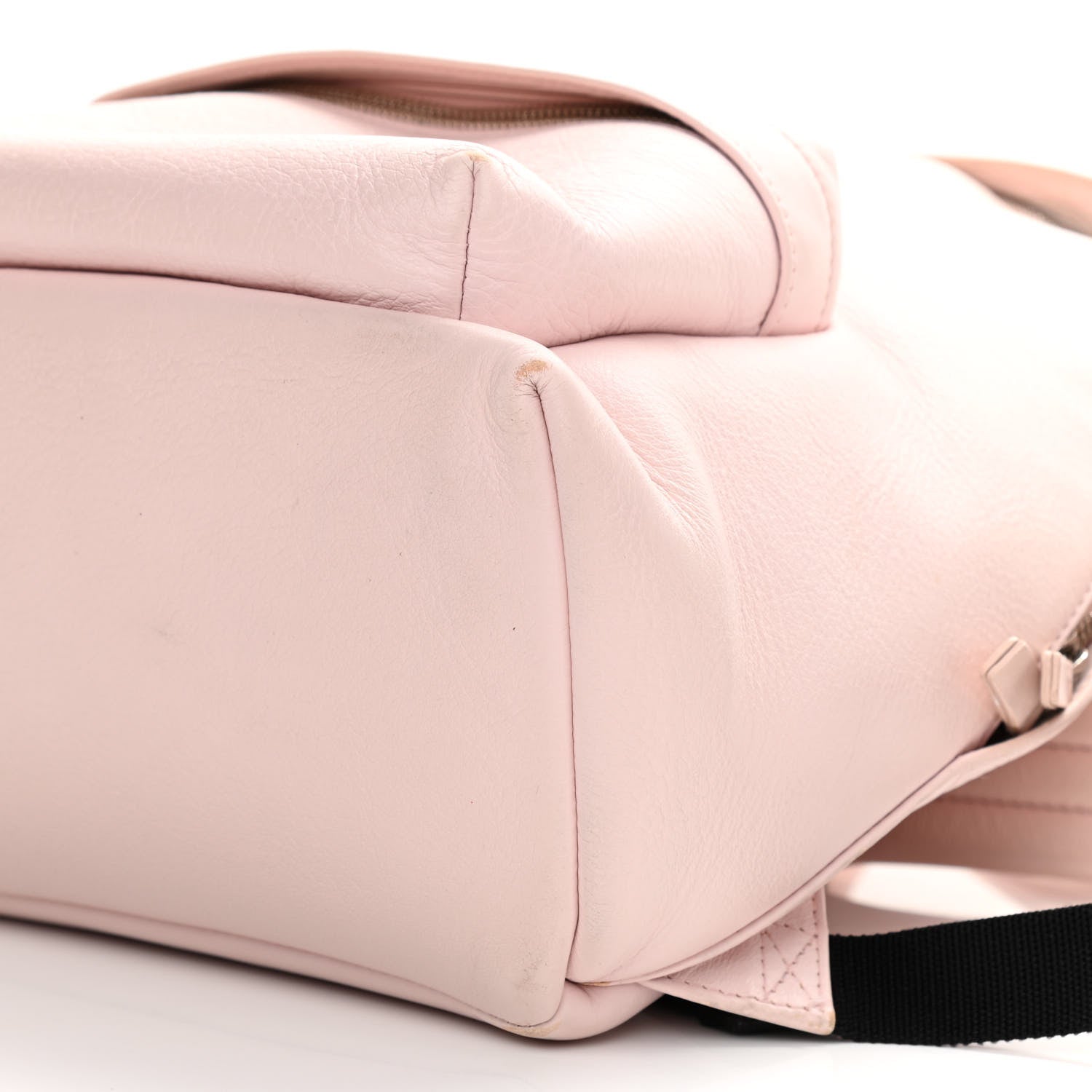 Balenciaga Smooth Calfskin Logo Small Everyday Backpack Light Rose Black 10 of 15