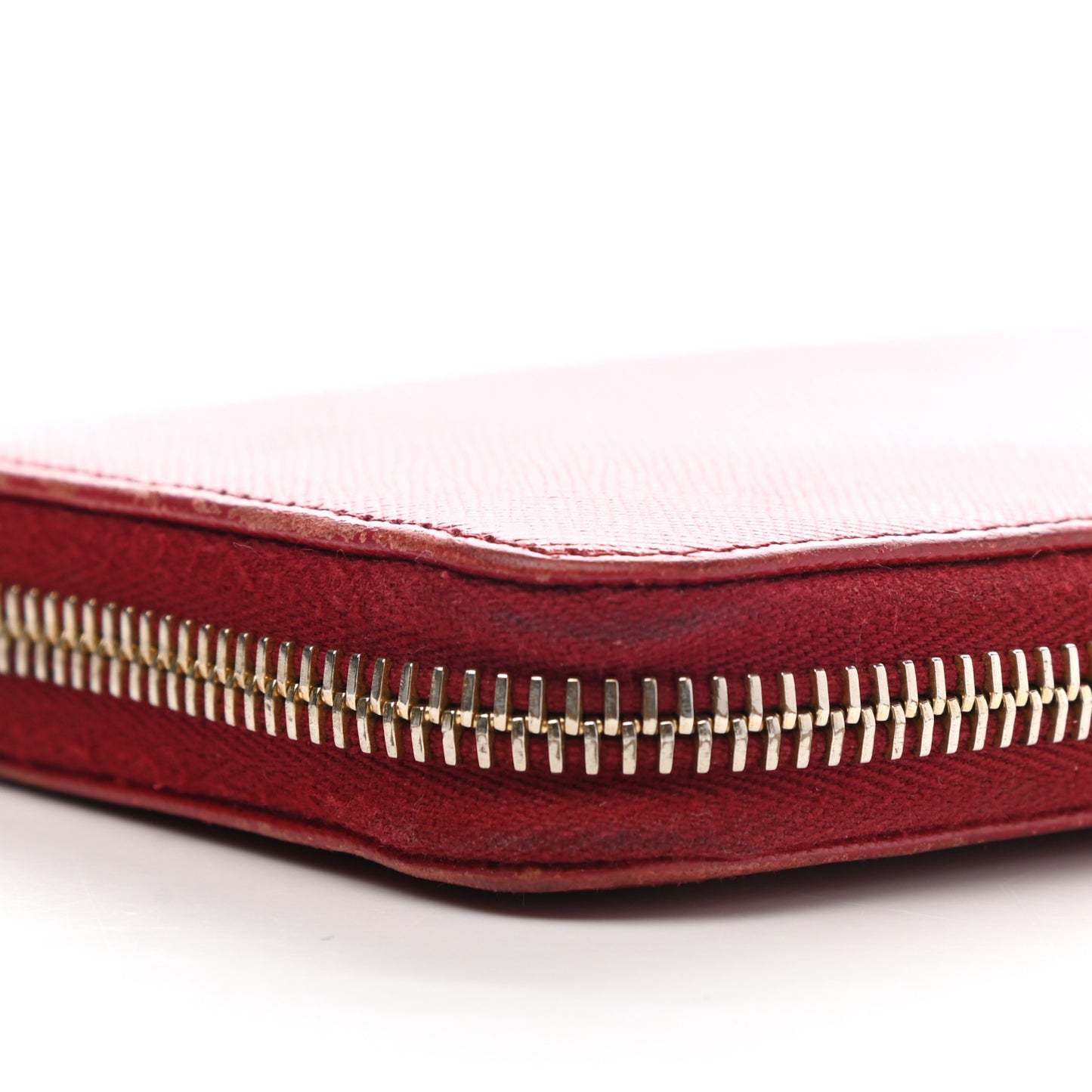 Saffiano Zip Around Wallet Fuoco