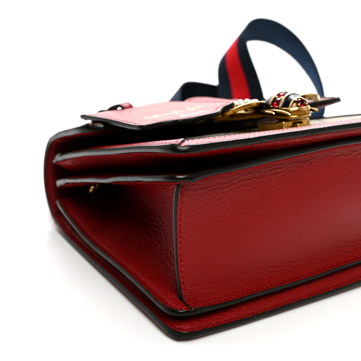 Gucci GG Supreme Monogram Small Queen Margaret Top Handle Bag Red 9 of 10