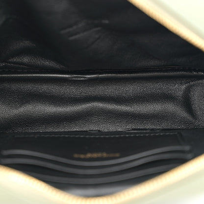 Saint Laurent Grain De Poudre Matelasse Monogram Mini Lou Camera Bag Light Sage 5 of 13