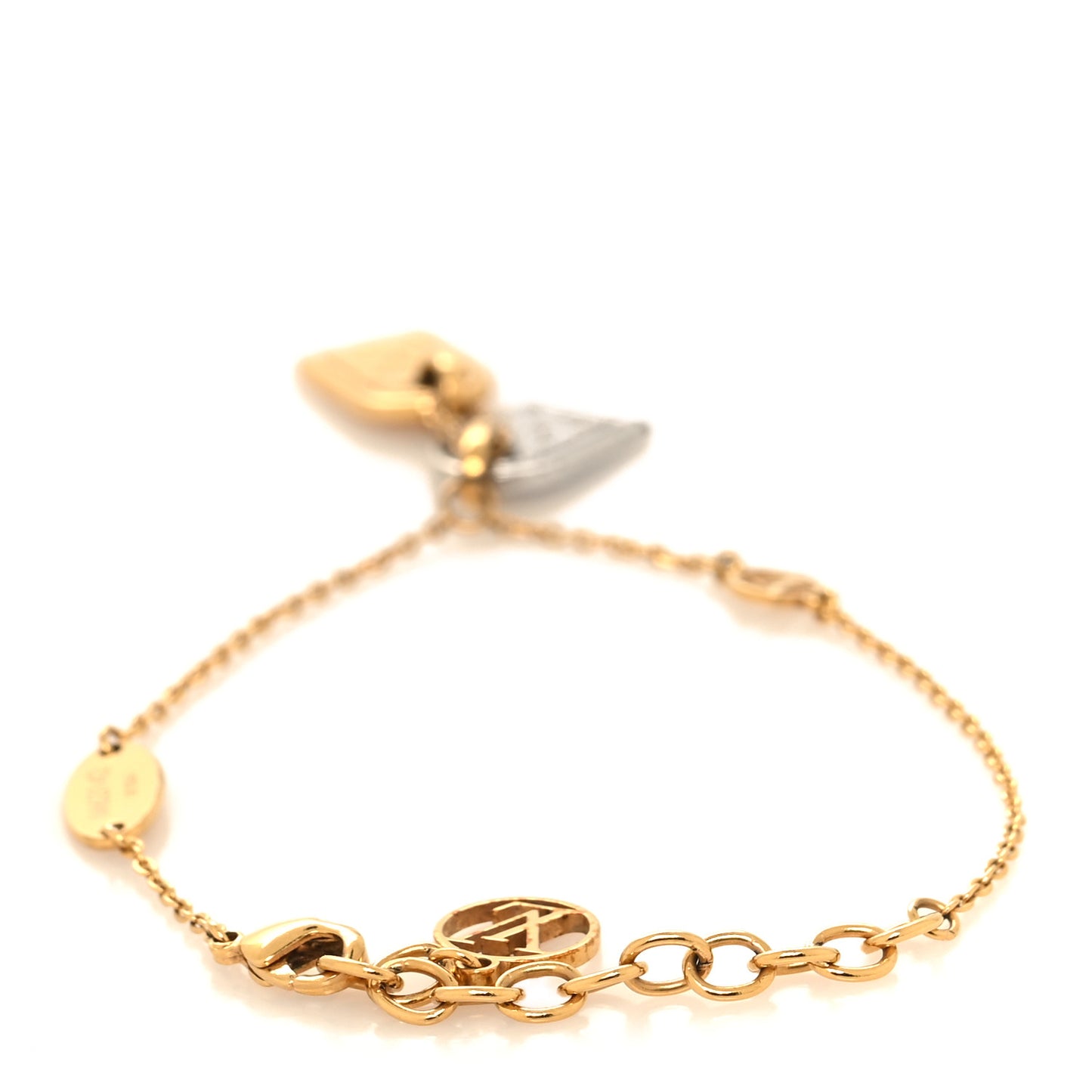 Brass Nanogram Bracelet Silver Gold