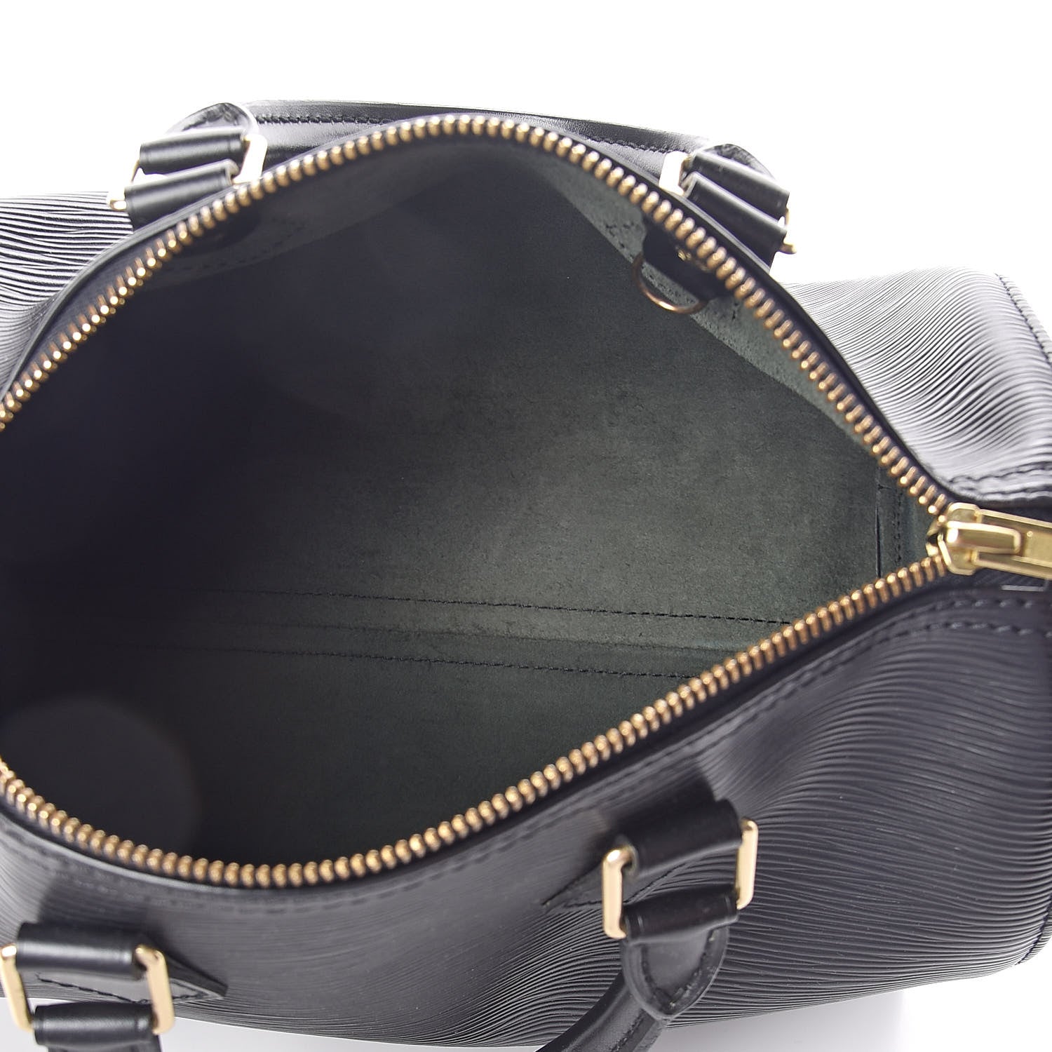 Louis Vuitton Epi Speedy 25 Black 5 of 10