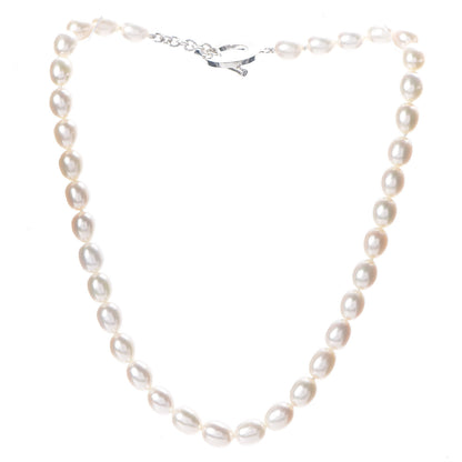Tiffany Sterling Silver Pearl Strand Toggle Necklace 3 of 5