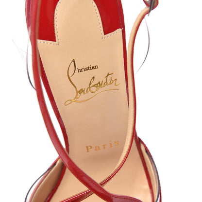 Christian Louboutin Patent PVC Cupidetta 100 Pumps 37.5 Loubi Transparent 6 of 8