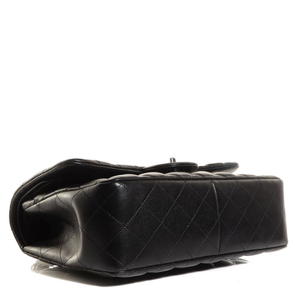 Chanel Lambskin Quilted Jumbo Double Flap Black 4 of 9