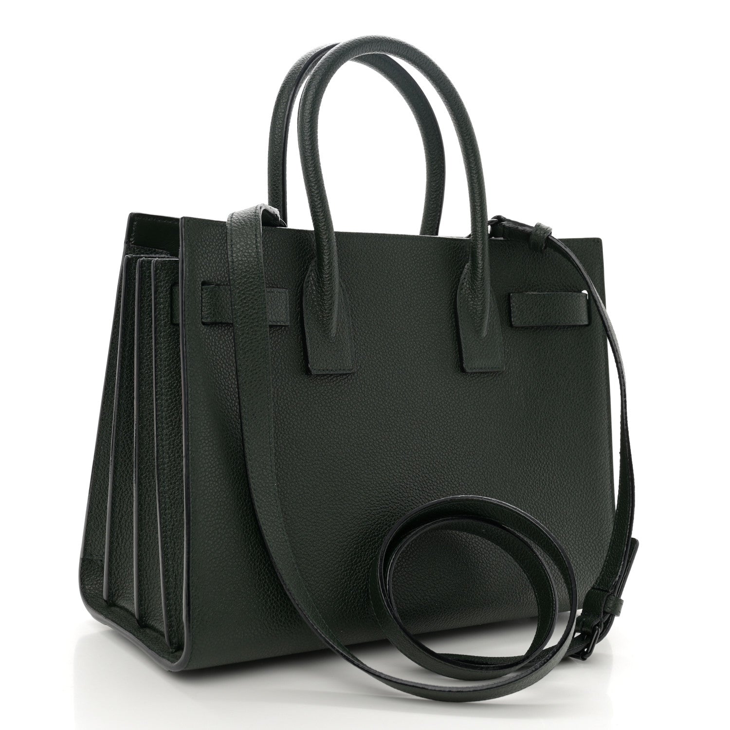 Saint Laurent Grain De Poudre Baby Sac De Jour Dark Pine 4 of 14