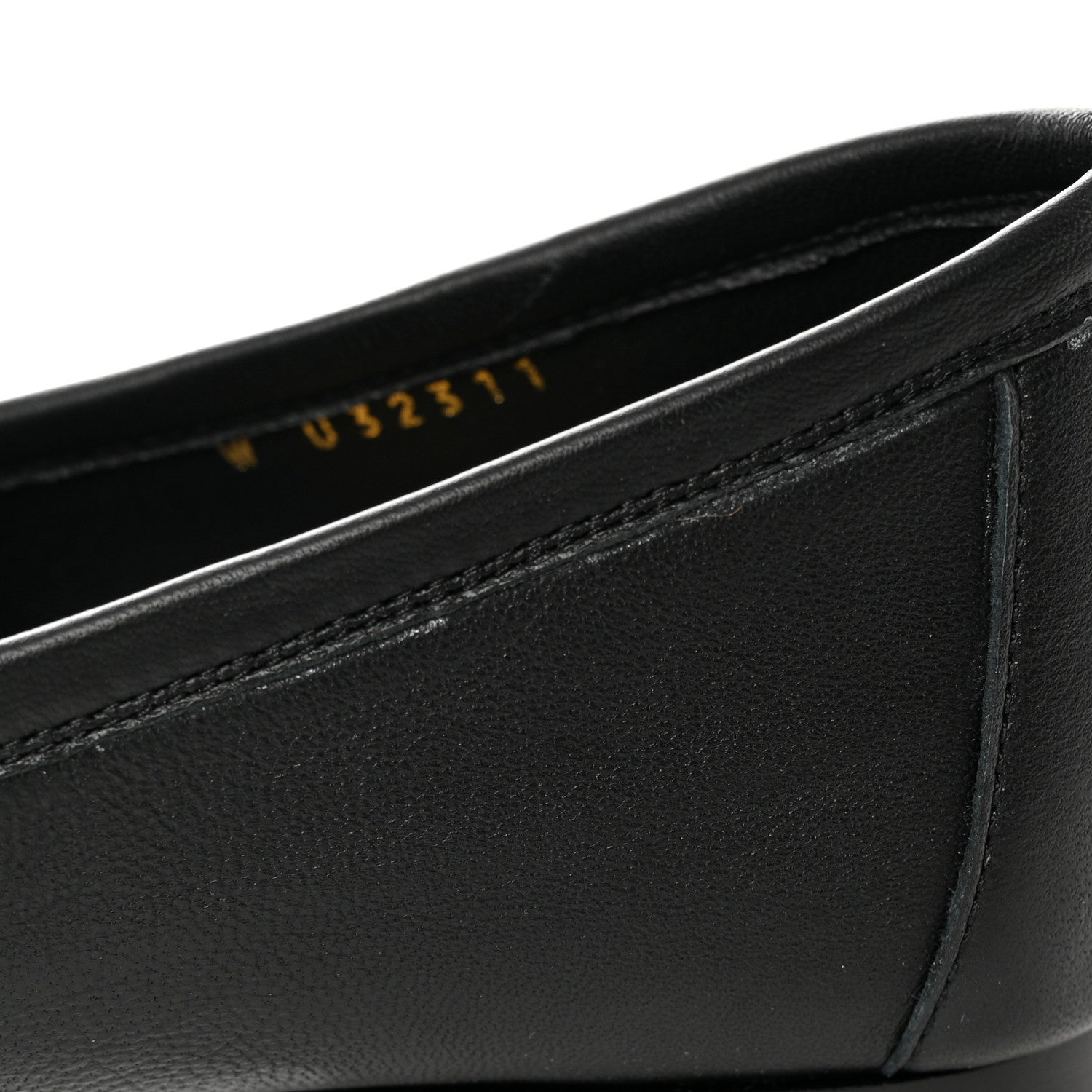 Chanel Calfskin Mens Stitched CC Loafers 40 Black 12 of 15