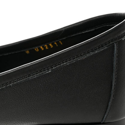 Chanel Calfskin Mens Stitched CC Loafers 40 Black 12 of 15