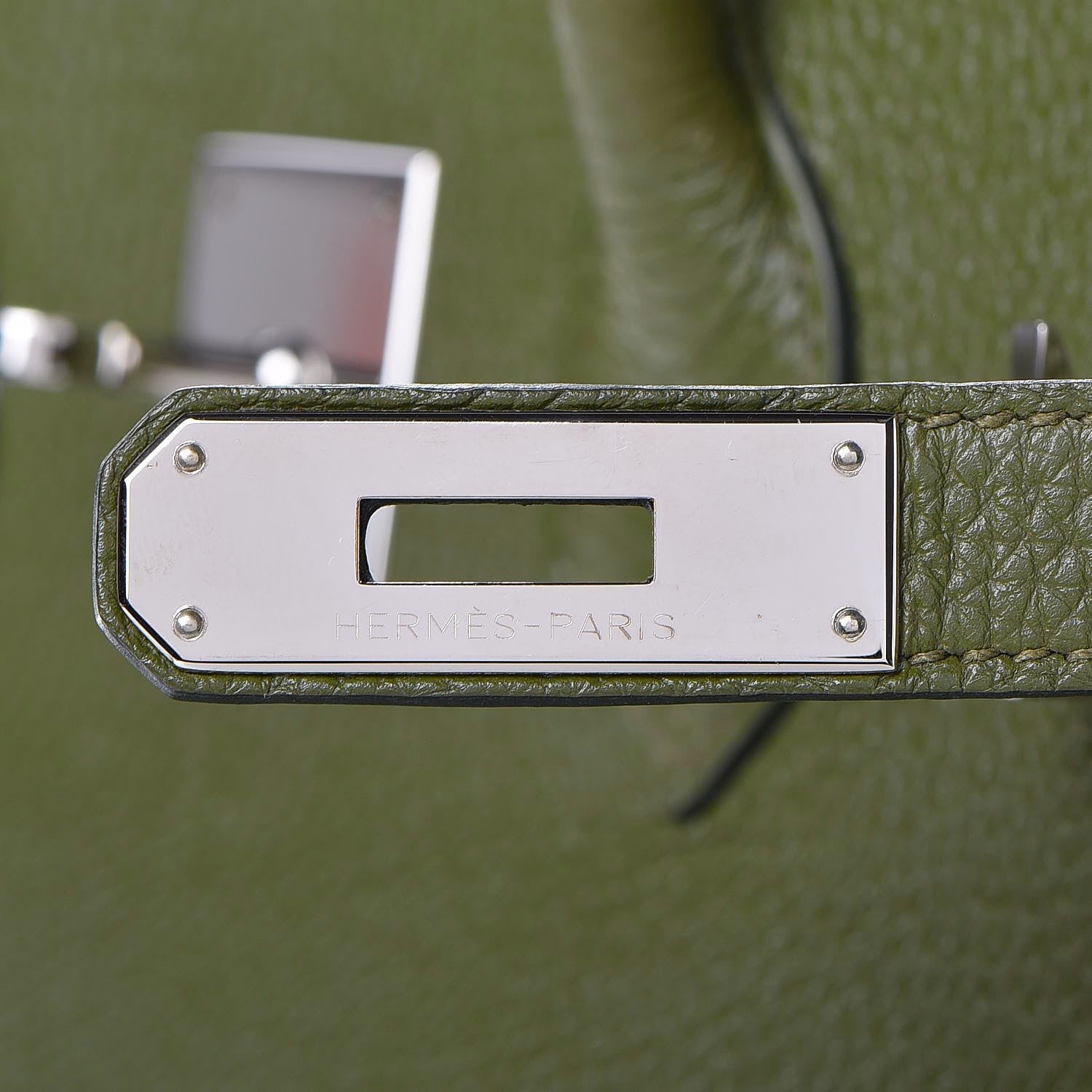 Hermes Togo Birkin 35 Vert Veronese 11 of 37