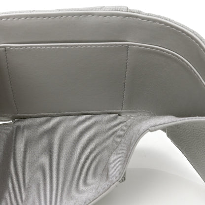Chanel Caviar Quilted Compact Flap Wallet Grey 5 of 5