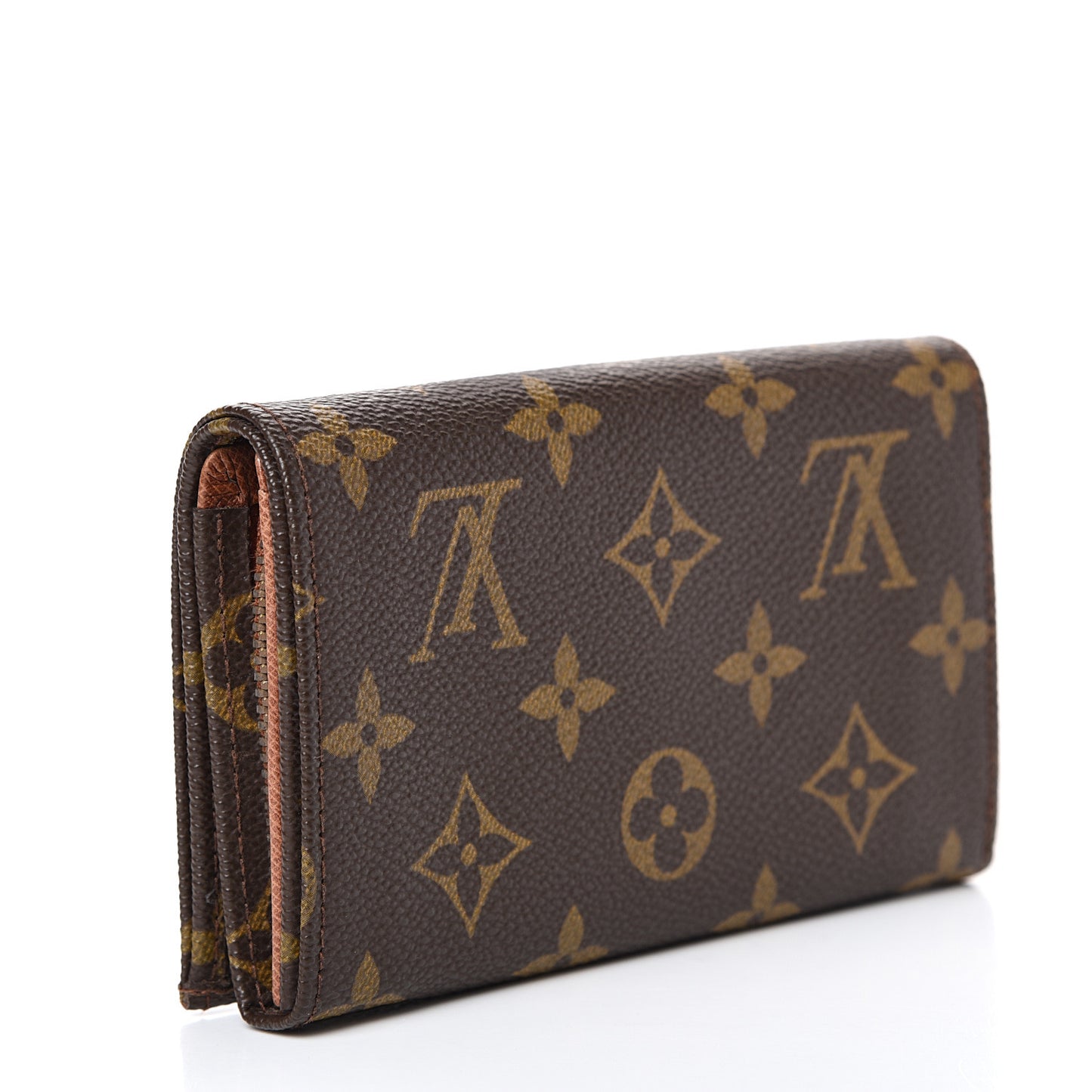 Monogram Flap Card Holder