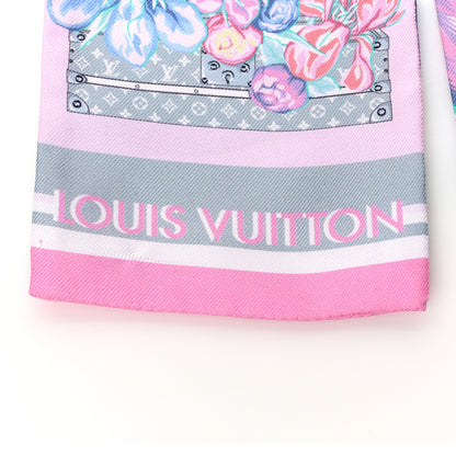Louis Vuitton Silk Monogram Malle Fleurs Bandeau Mauve 3 of 3
