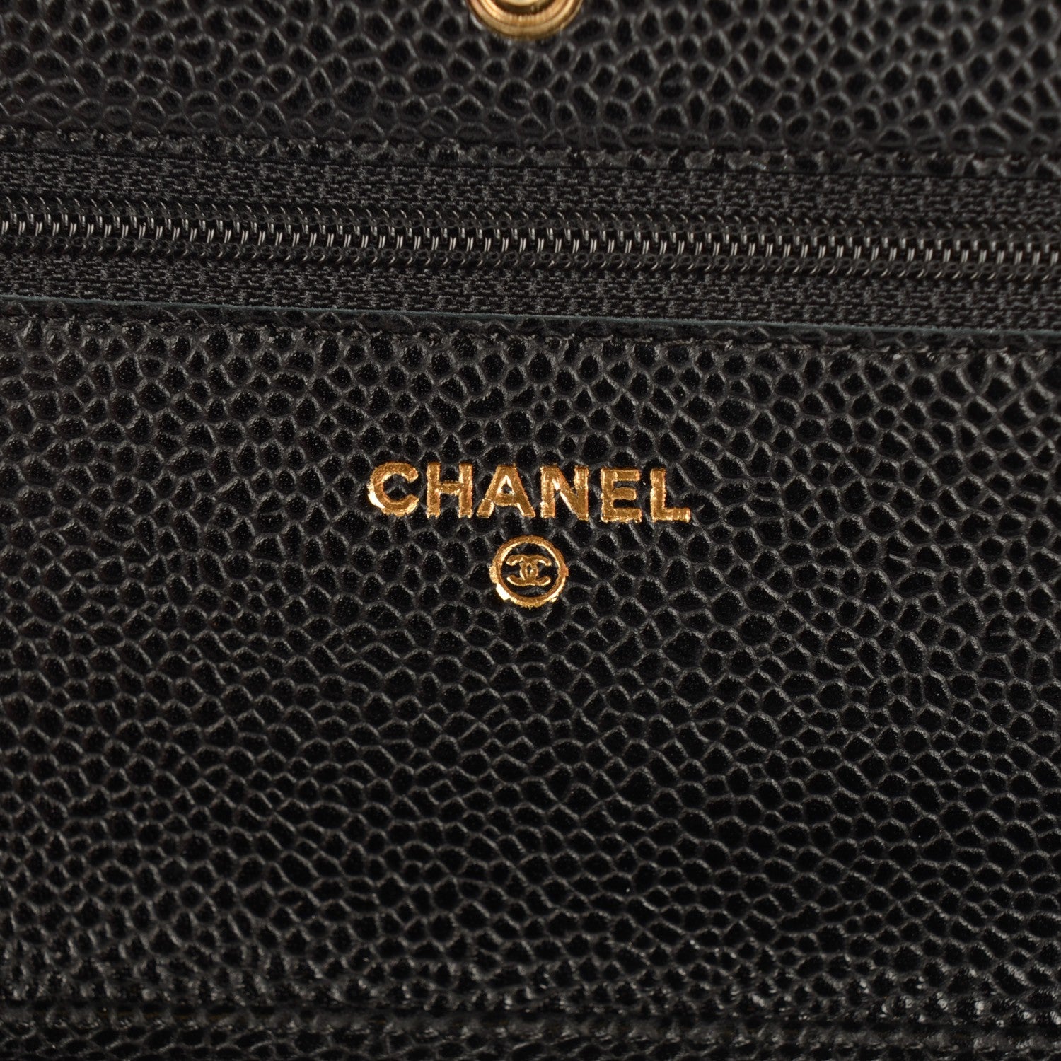 Chanel Caviar Quilted Wallet On Chain WOC Black 6 of 8