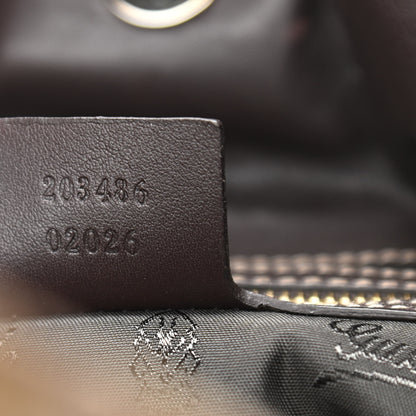 Gucci Crystal Monogram Small Hysteria Tote Dark Brown 7 of 12