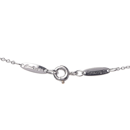 Tiffany Platinum Diamond Elsa Peretti Open Heart Pendant Necklace 5 of 7